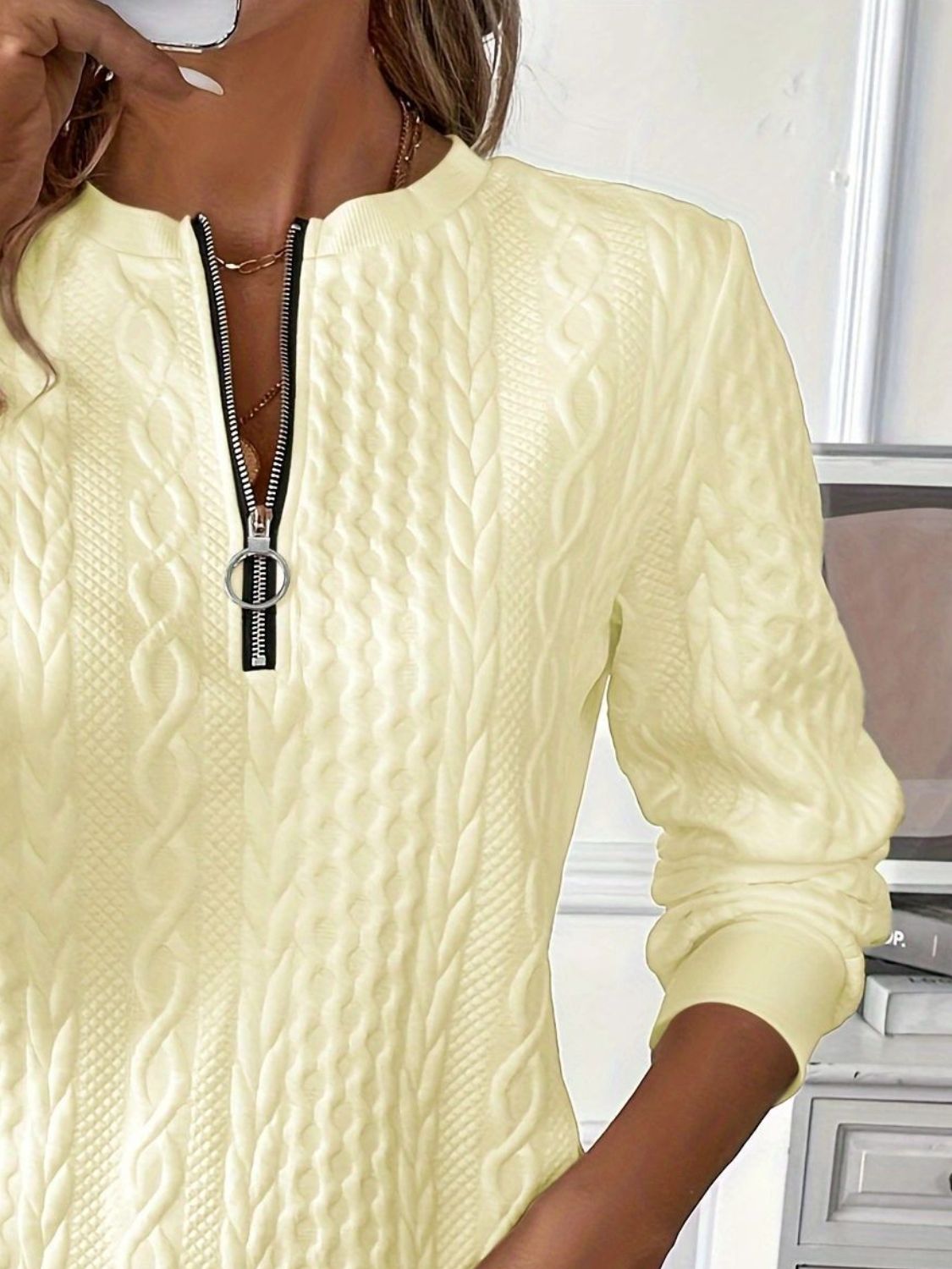 Half Zip Sweatshirt