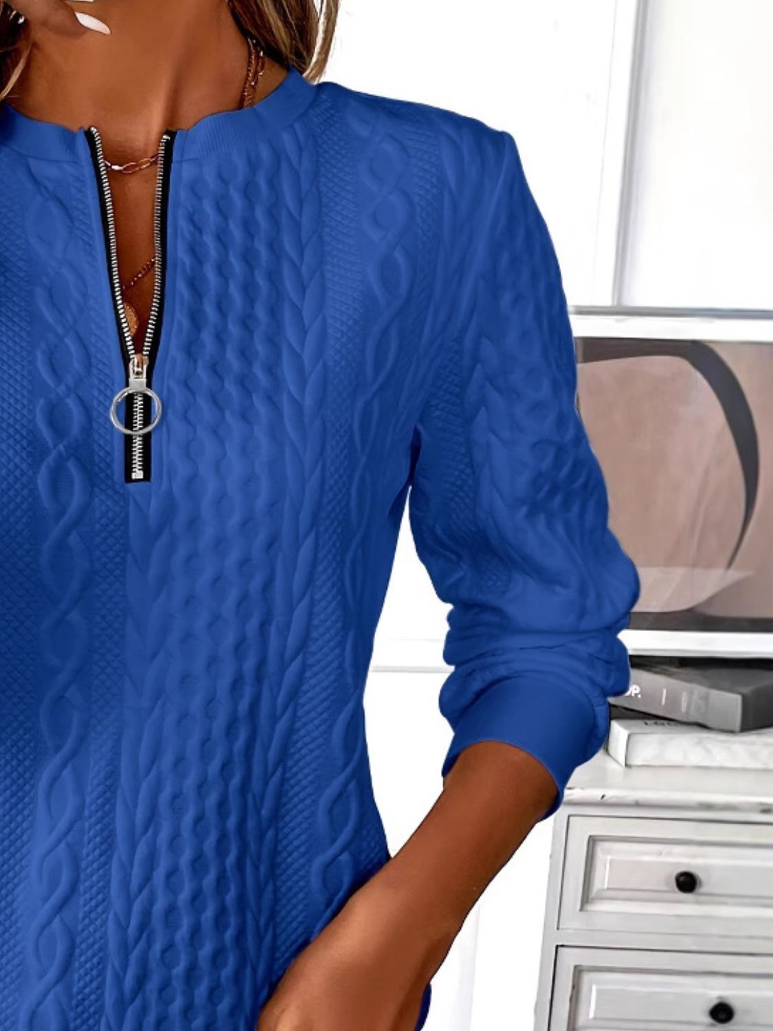 Half Zip Sweatshirt