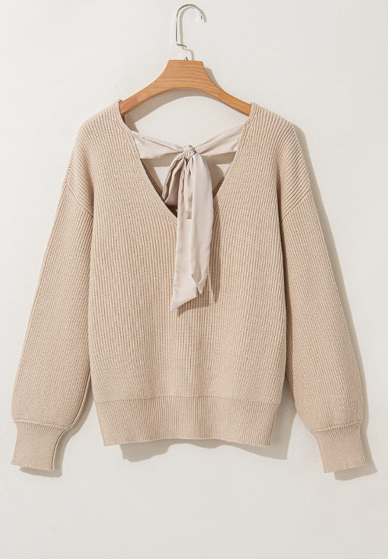 Tied Back Sweater