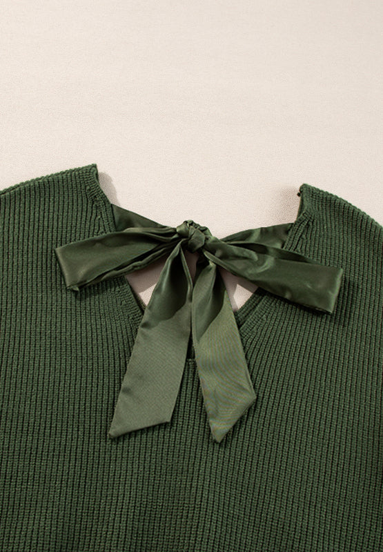 Tied Back Sweater