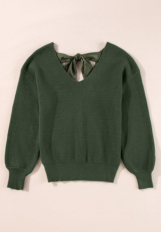 Tied Back Sweater