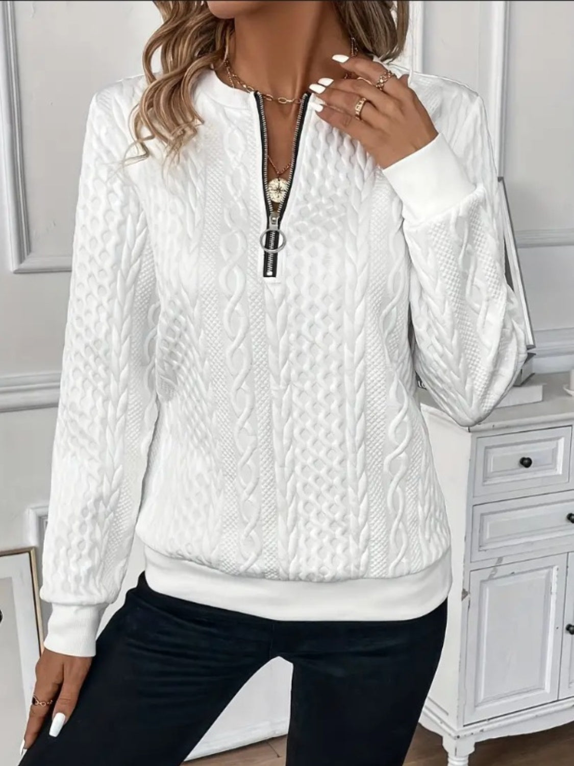 Half Zip Sweatshirt