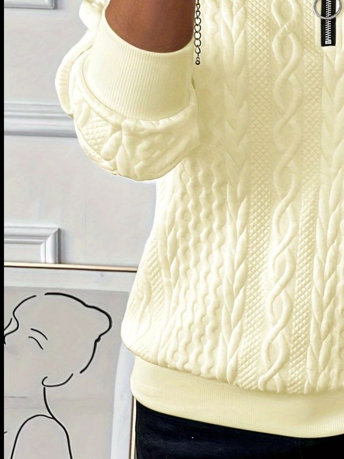 Half Zip Sweatshirt